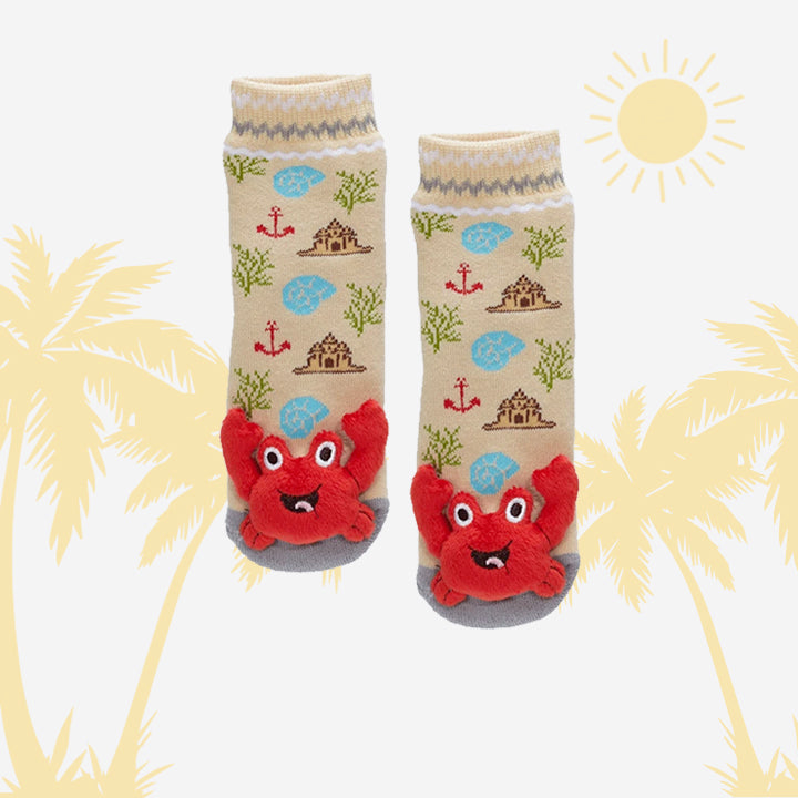 Boston Slipper Socks Lobster Pattern - Kids